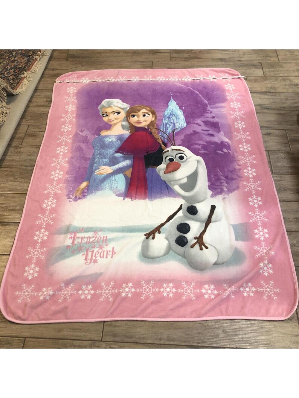 Disney Frozen Elsa And Anna Blanket. Oversized Fleece. 60x86